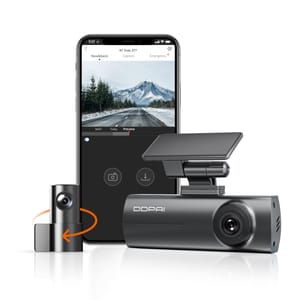 DDPAI N1 Dual Dash Cam 1296P+1080P with G-Sensor