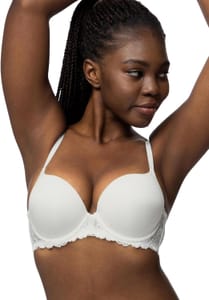 DORINA Claire Super Push-up Demi Bra, Underwired, Ivory