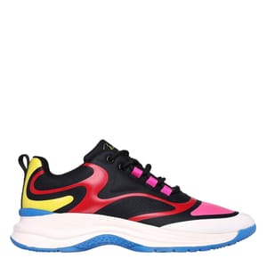 Skechers Glossed Hot Melt Embossed Neoprene Low-Top Trainers Womens
