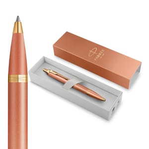 Parker IM Ballpoint Pen, Orange Gradient, Gold Trim, Blue Ink - £16.81 S&S