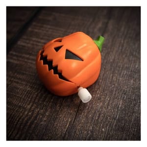Wind-up Pumpkin Toy - 4.5 X 5 X 7cm