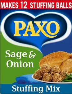 Paxo Sage and Onion Stuffing Mix 170 G - £1.63 S&S