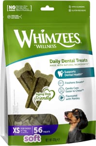 WHIMZEES Softer Dog Dental Stix XS, 56 Pieces - £6.71 S&S Voucher