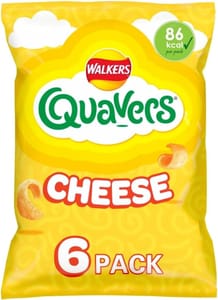 Walkers Quavers Cheese Multipack 6x16g - £1.35 S&S