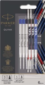Parker Jotter London Refills Pack: 3 Quinkflow, 3 Quink Gel - £7.31 S&S