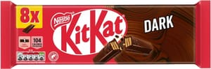 8 X 20.7g KitKat 2 Finger Dark Chocolate Bars (£1.42/£1.27 S&S)