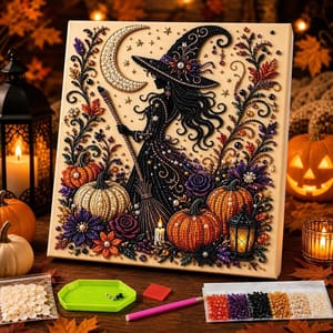 Halloween Diamond Pearl Art DIY Kit for Adults