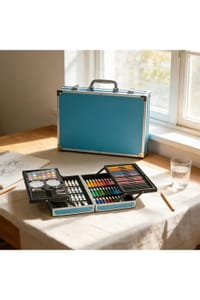 Complete Art Supplies with Durable Storage Case - Multi