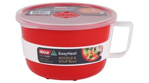 Dcor Microsafe EasyHeat Microwave Bowl 1.15L Red