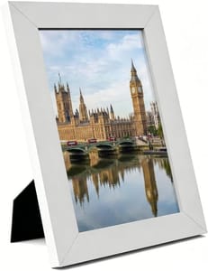 White Wooden Photo Frame - 7x5 Inch