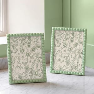 OHS 2 Pack Bobbin Photo Frames - Sage Green