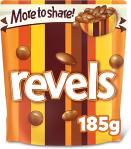 Revels Assorted Centres Milk Chocolate Bites Pouch 185g