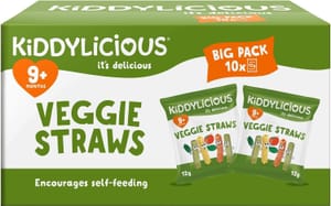 DEAL STACK - Kiddylicious Veggie Straws Box, 10 Packs - £5.10 S&S Voucher