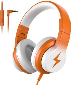 Candy Bila Kids Headphones with Mic, 3.5mm, for School/Travel