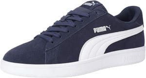 Puma Smash V2 Unisex Low-Top Sneakers Peacoat-Puma White UK 6