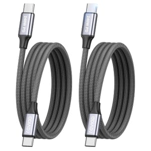 RAVIAD 240W USB-C to USB-C PD Charger Cable, 2-Pack, 1m