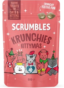 Scrumbles Christmas Turkey Cat Treats - All Life Stages, 60g