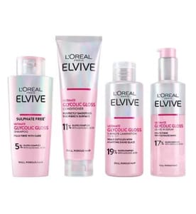 L'Oral Paris Elvive Glycolic Gloss Haircare Bundle