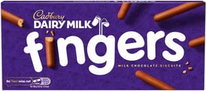 DEAL STACK - Cadbury Fingers Crossed Milk Chocolate Biscuits 114 G - £0.94 S&S