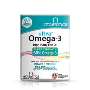 Vitabiotics Ultra Omega-3 High Purity Fish Oil - 60 Capsules