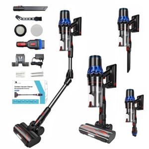Cordless Vacuum with 30KPa Suction for Floors and Carpets