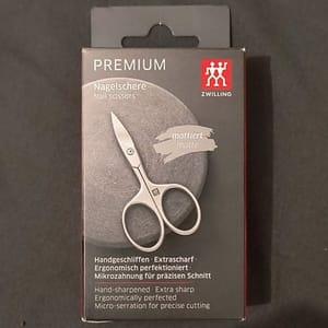 ZWILLING Premium Nail Scissors - Matte Silver