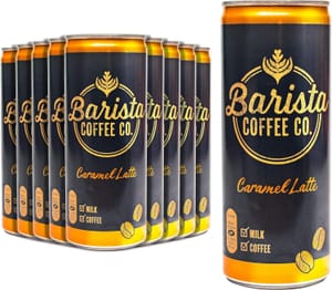 Barista Coffee Co. Caramel Iced Coffee Can, 250 Ml (12) - £9.12 S&S