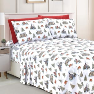 Elegant Comfort 1500-Thread-Count Microfiber Bedding Set, Cal King, 6-Piece