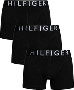 Tommy Hilfiger Men's 3-Pack Trunk Um0um03464 Black/Black/Black M