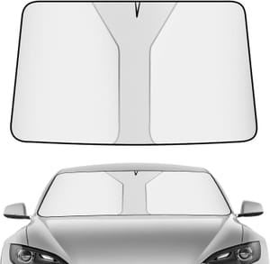 Car Windscreen Sunshade, Foldable, Double-Layer UV Protection, 14070cm