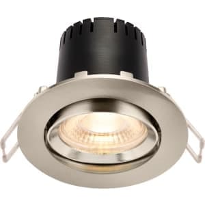 Saxby Integrated LED Adjustable Downlight - Warm White