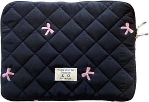 jingyuKJ Puffy Quilted Laptop Sleeve 11/13/15 Inch