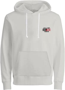 Jack & Jones Men's JPRBLUSPACE Hoodie, Cloud Dancer, XS