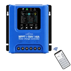 MPPT Solar Charge Controller 40A 12V/24V Auto, 100V PV, WiFi