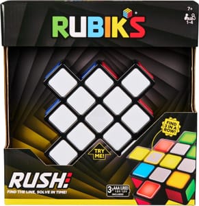 Rubiks Rush Light-up Electronic Puzzle Game for 1-4 Players