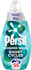 Persil Wonder Wash Speed Clean Non Bio Liquid Detergent - 55 Washes - 1.485L