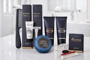 Hotel Amenities Kit - 8-Piece Set (Comb, Toothbrush, Razor)