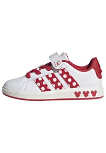 Adidas Minnie Mouse Grand Court Kids Shoes, FTWR White/Pure Ruby
