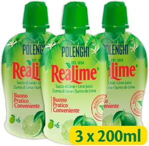 3 x 200ml ReaLime Lime Juice - (£1.30 S&S)