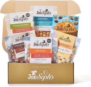 Joe & Sephs Movie Night Box: Chocolate Bites & Popcorn