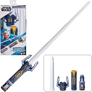 Star Wars Ahsoka Tano Extendable White Lightsaber Toy, Ages 4+