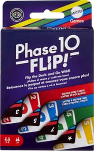 Phase 10 Flip Card Game, Mattel, Ages 7+, 2-6 Players