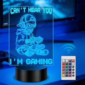 Polemera Can't Hear You I'm Gaming Lights 3D Illusion Lamp
