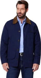 Amazon Essentials Men's Cotton Canvas Barn Jacket - Navy, Size Medium