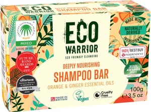 Eco Warrior Nourishing Shampoo Bar: Pink Clay, Orange & Ginger - £3.91 S&S