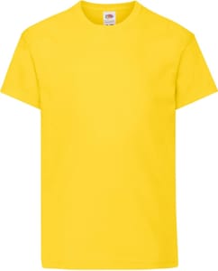 Fruit of the Loom Kids T-Shirt - 9-11 Years - Yellow