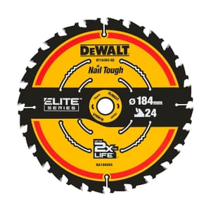 DEWALT DT10302-QZ Extreme 2nd Fix Circular Saw Blade 184x16x24T - £10.25 S&S