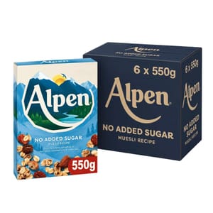 Alpen No Added Sugar Muesli 6 X 550g
