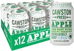 Cawston Press Cloudy Apple Sparkling Drink 330ml X12 - £12.15 S&S