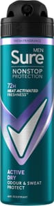 Sure Men Nonstop Protection 72hr Dry Spray 150 Ml - £1.22 S&S Voucher